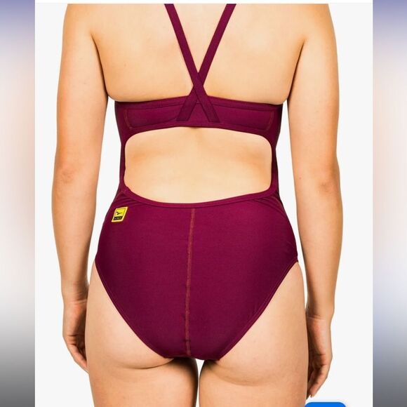 NWT Finis swimwear Skinback Solid One Piece Swimsuit size 32 - Picture 4 of 12